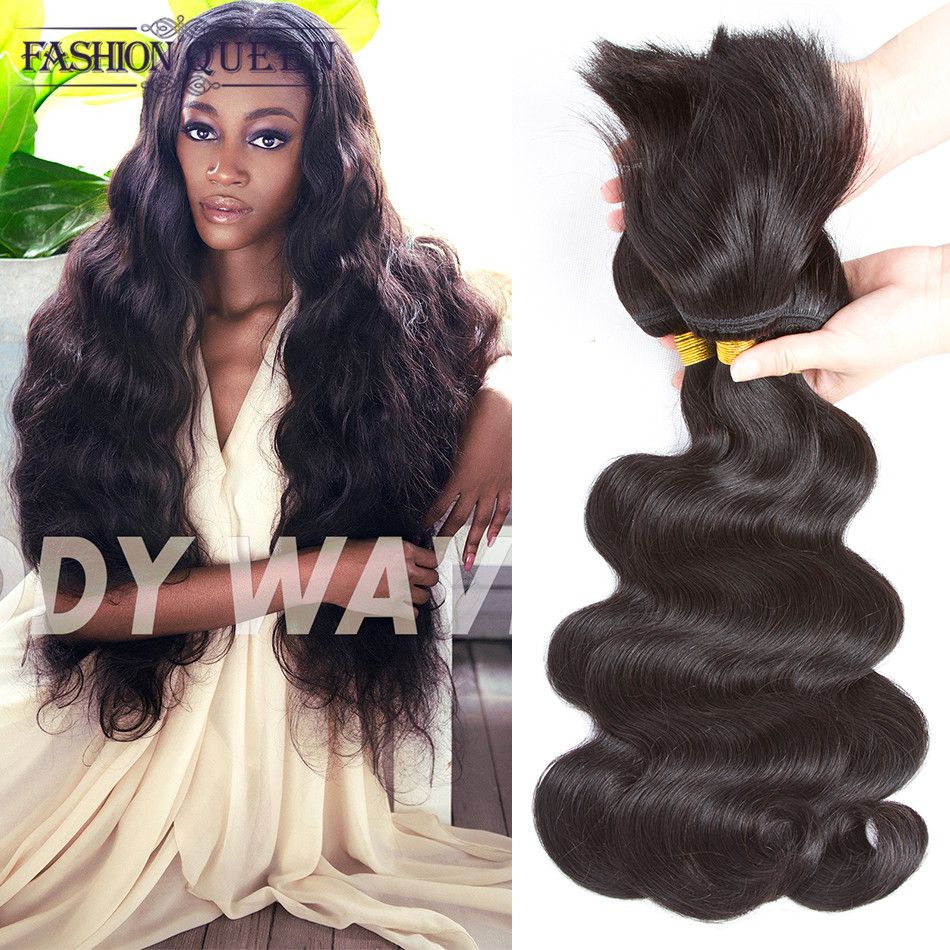 Braid In Hair 3 Bundles Brazilian Virgin Hair Body Wave 120g Pc