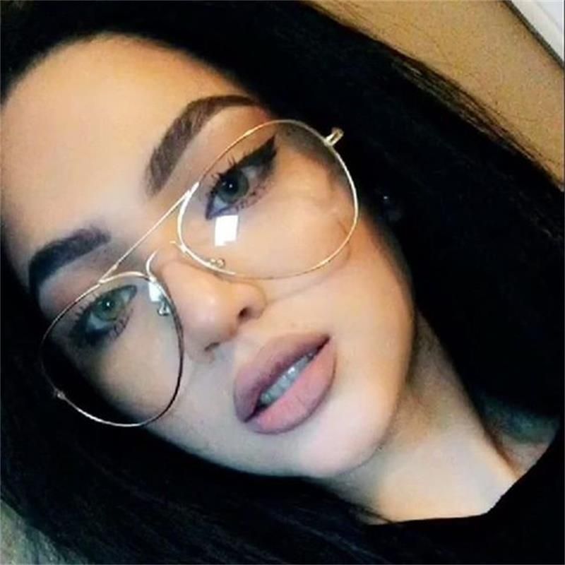 wholesale aviator glasses transparent women