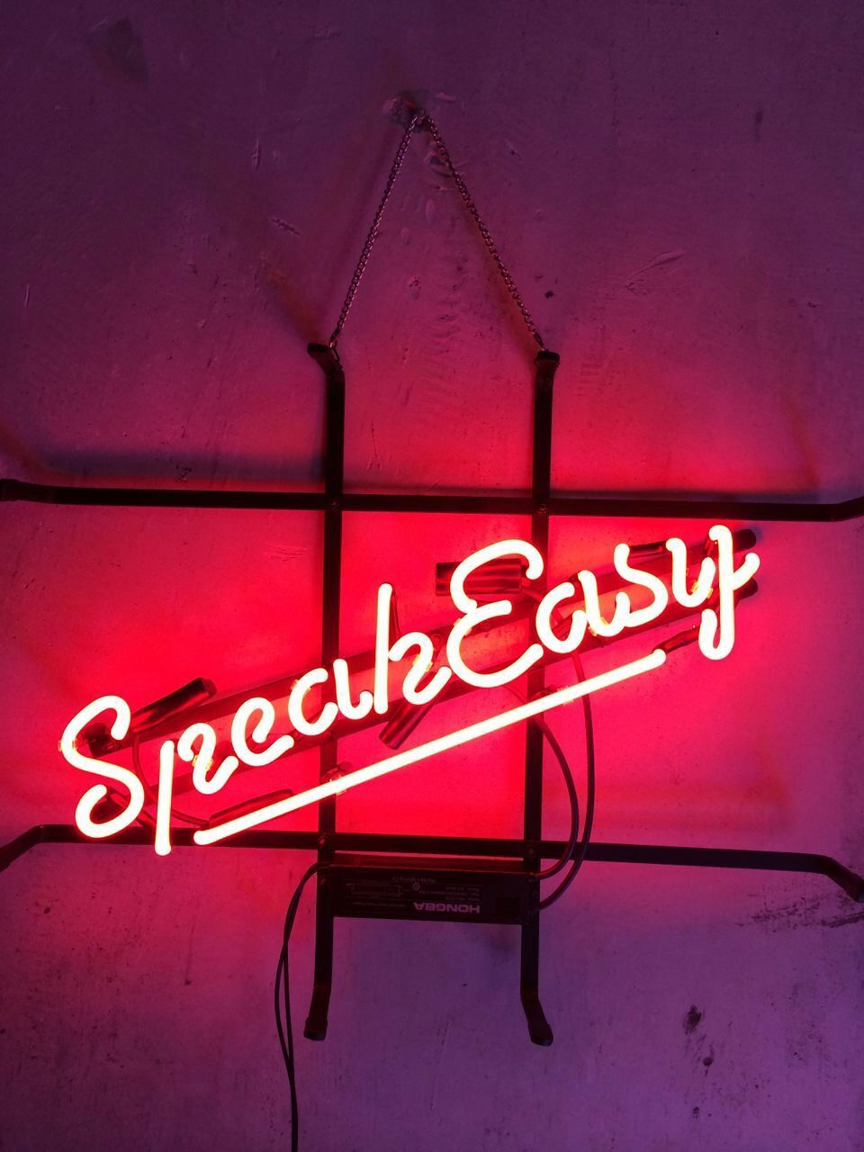 17x14 SpeakEasy CUSTOM REAL GLASS TUBE NEON LIGHT BEER BAR