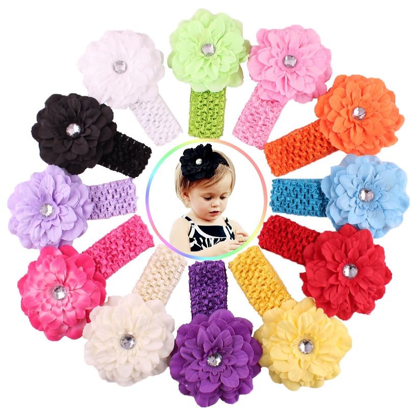 Solid Baby Girl Hairband Newborn Headwear Children Hair Accessories