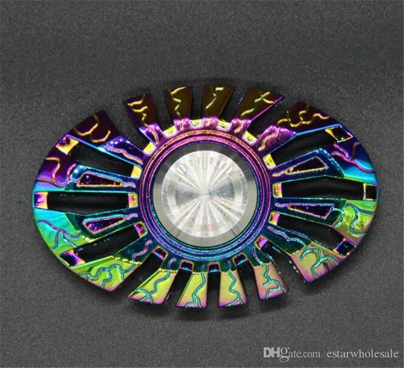 Creative Egyptian Beetle Fid Spinner Rainbow Butterfly Fish Hand