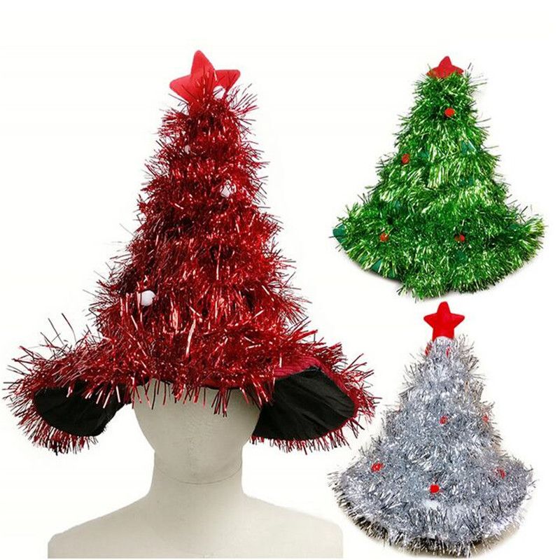 wholesale tinsel christmas tree hat headband decorations fancy dress costume hat christmas party supplies headgear for halloween diy paper party hats diy - Tinsel Christmas Decorations wholesale tinsel christmas tree hat headband decorations fancy dress costume hat christmas party supplies headgear for halloween diy paper party hats diy - Tinsel Christmas Decorations