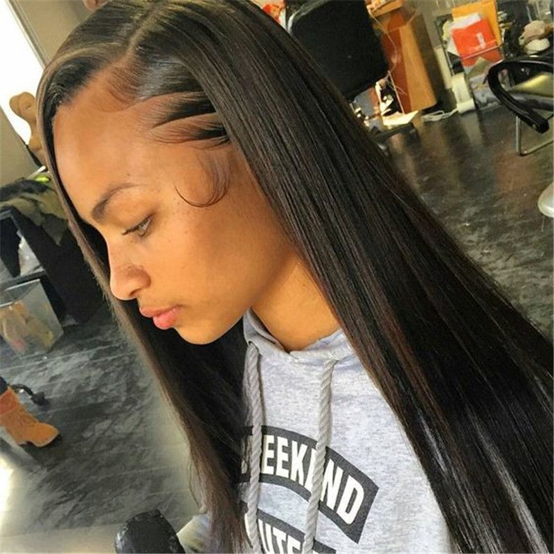 indian remy hair yaki straight lace front