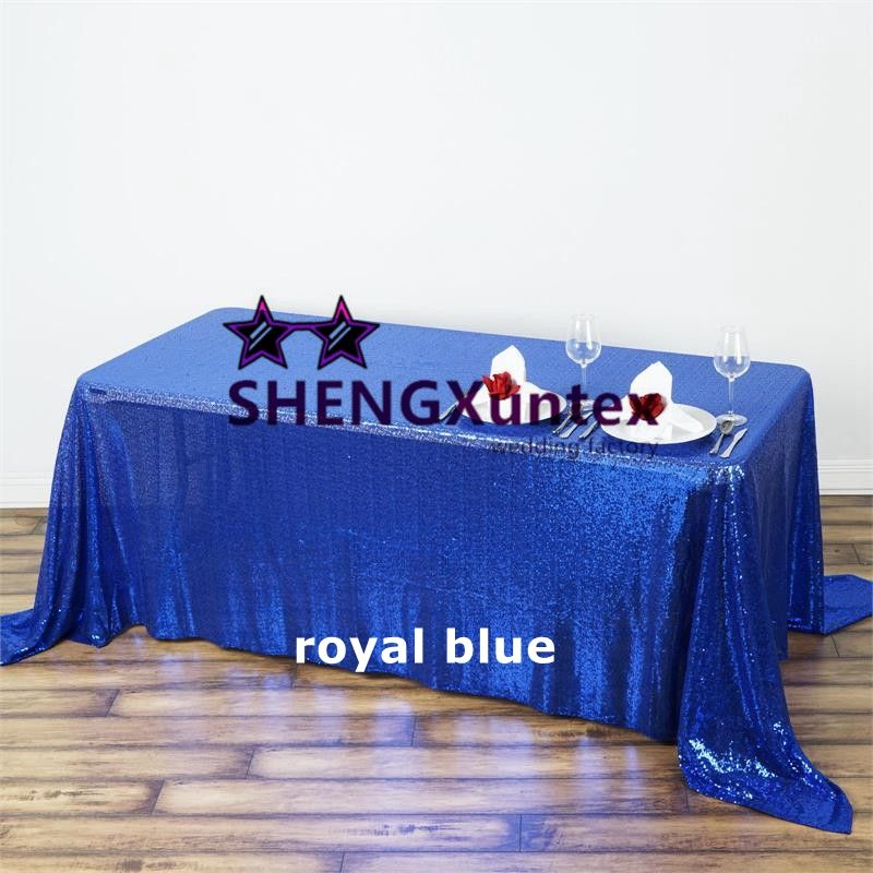 Nice Looking 6ft 8ft Rectangular Sequin Table Cloth Nice Looking 6ft 8ft Rectangular Sequin Table Cloth Wedding Tablecloth