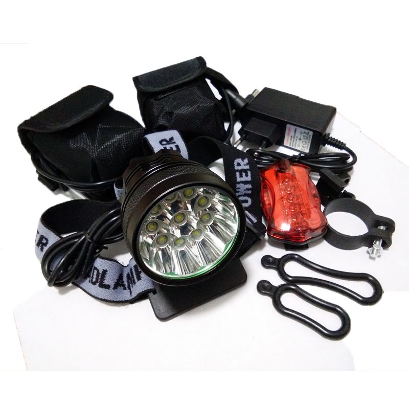 Mountain Bike Light Waterproof Rear Tail Light LED USB Rechargeable Safety