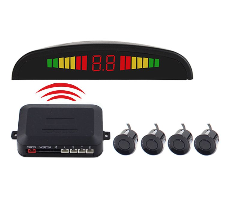 ワイヤレスLEDディスプレイ駐車場センサー4センサー433MHz Bibi Sound PZ300-W PZ303-W自動的にワークを作動させるエパケット