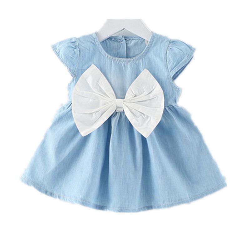 infant denim dress