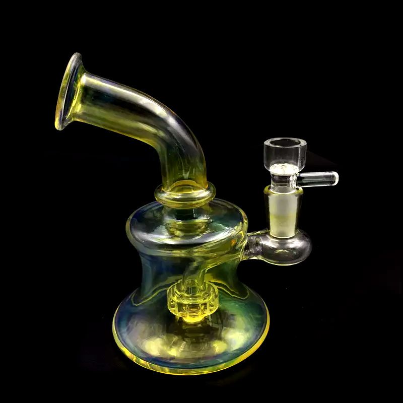 2019 Glass Water Bongs Colorful Bongs Thick Wax Water Pipe Bong