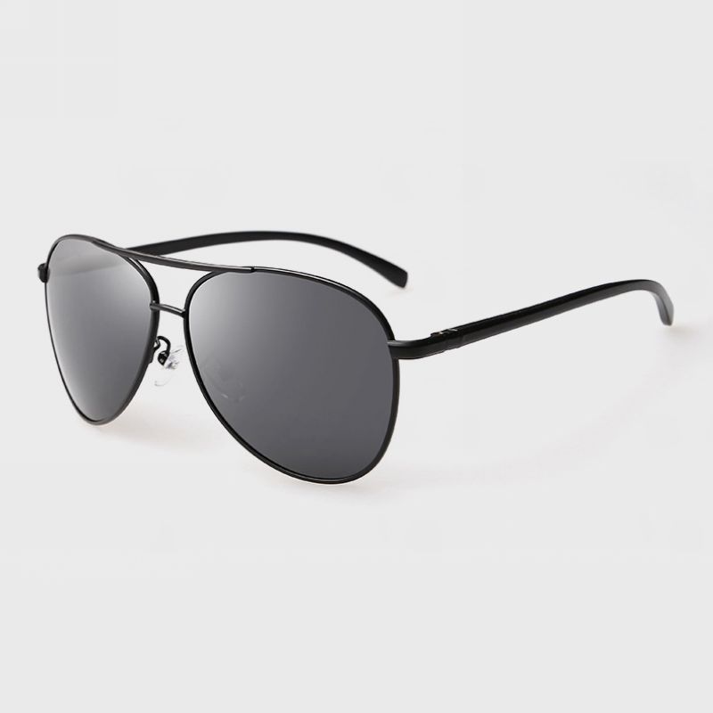 Wrap Frame Polarized Grey Clip-on Flip-up Sunglasses 65mm Wide X 55mm High