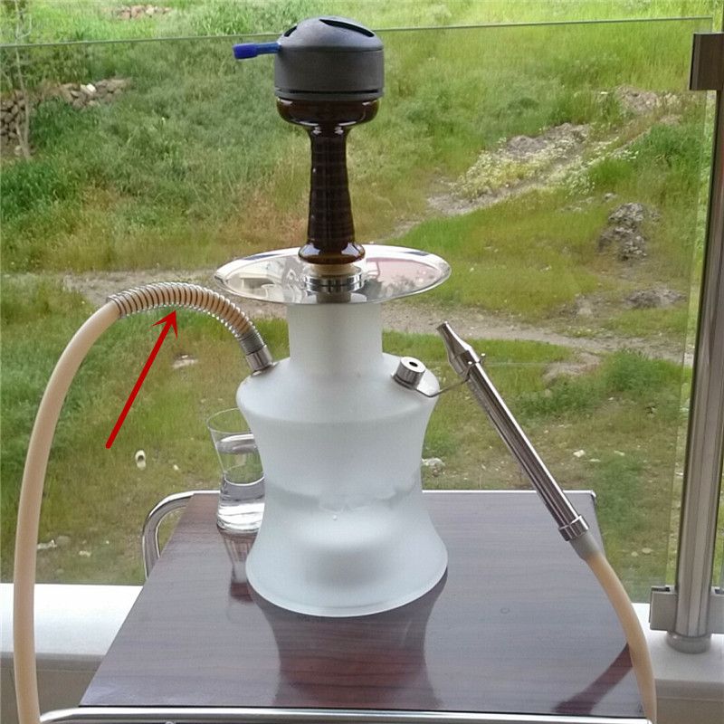 2020 Metal Shisha Hookah Hose Spring Holder To Protect Silicon Hose