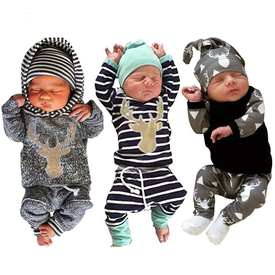 Baby Kids Clothing Set Newborn Boys Girls Cartoon Outfits Clothes Outerwear Spring Autumn T 