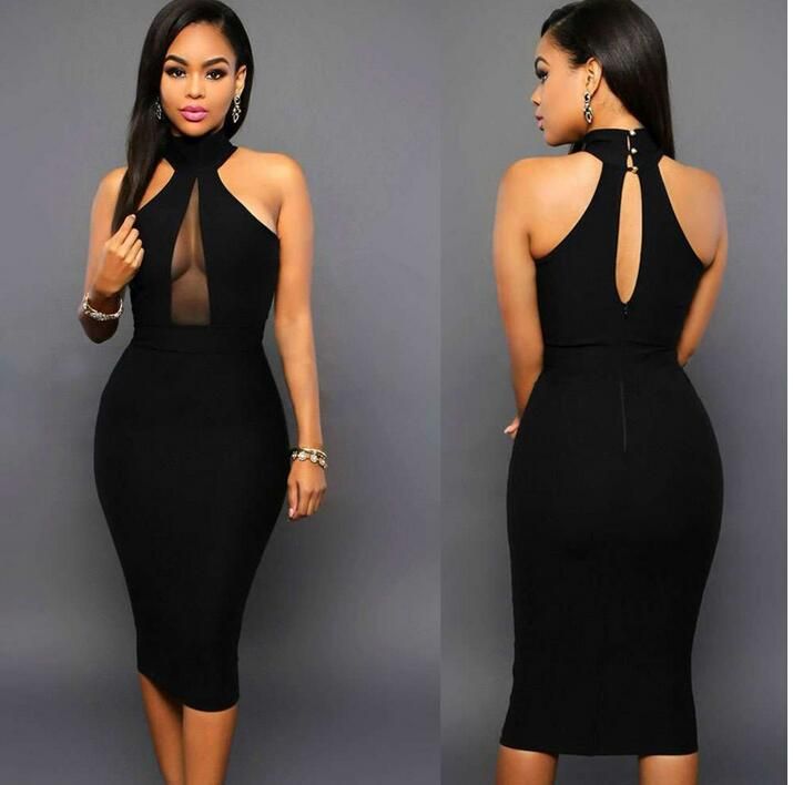 black short dress for women
