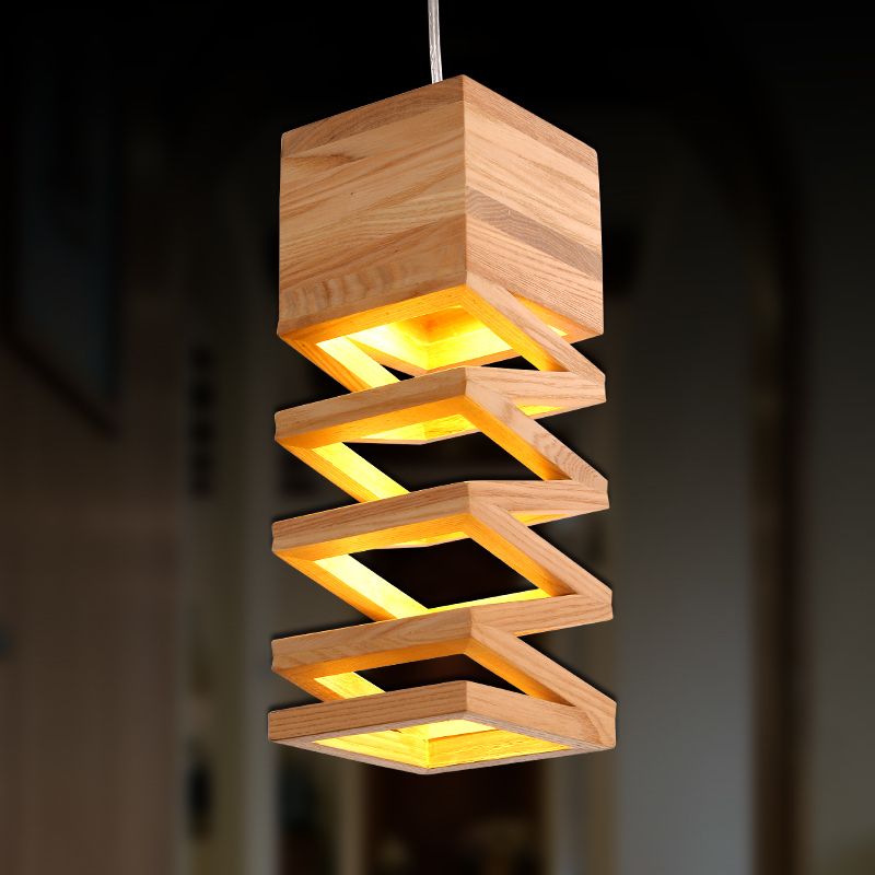 modern lamps pendant lights wood lamp restaurant