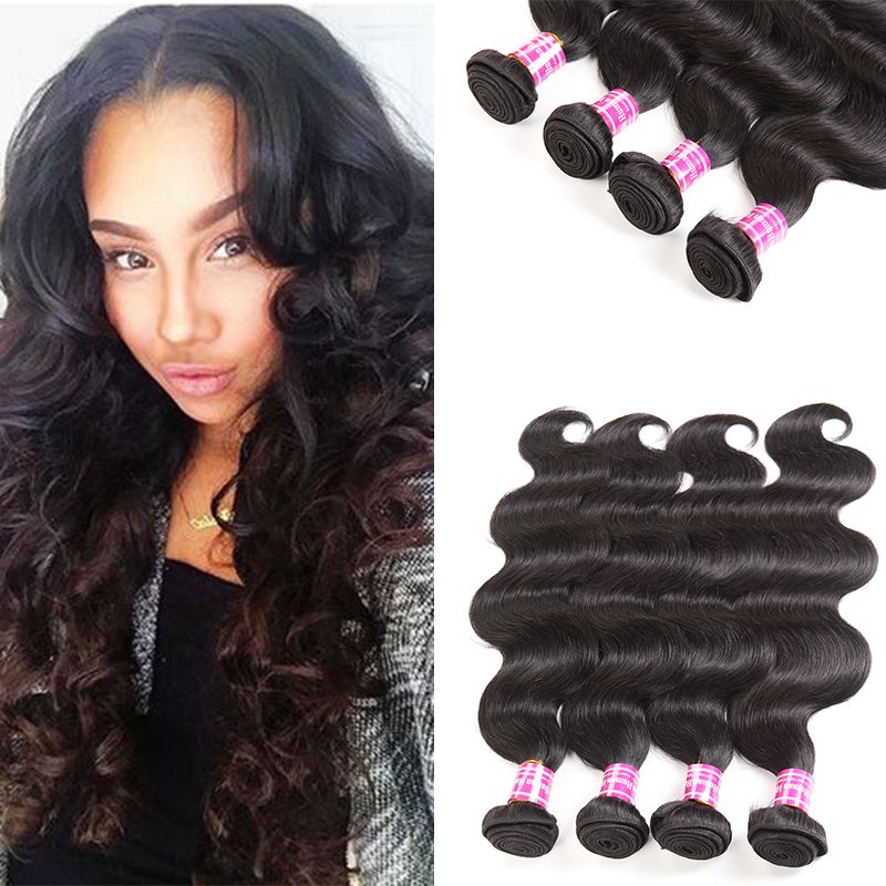 Best Mongolian Virgin Human Hair Bundles Body Wave Hair Weaves