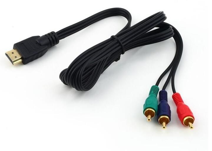 2020 Hdmi To 3 Rca Audio Video Av Tv Composite Adapter Converter 3rca Rgb Cable Black Color 1m 3ft Dhl From Windbears 1 01 Dhgate Com