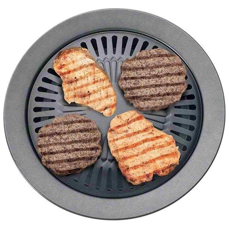 2019 Korean Style Non Stick Smokeless Barbecue BBQ Pan Grill Stovetop
