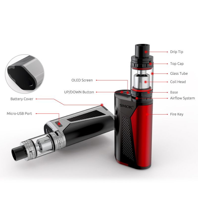 100 Original SMOK GX350 Starter Kits With 350W TC Box Mod