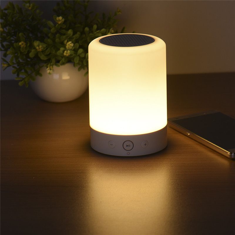 2018 Whole Led Touch Lamp Night Light Functional Bluetooth 2018 Whole Led Touch Lamp Night Light Functional Bluetooth Speaker With Tf Card Slot Sound Box Hands Free Table From Amosty