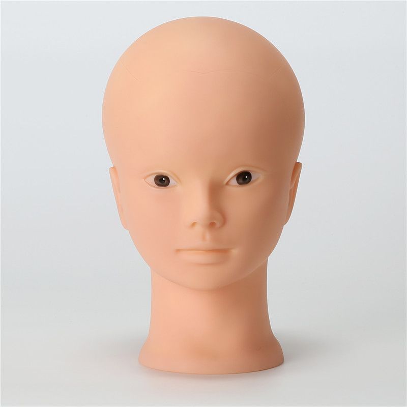 Female Mannequin Head Cosmetology Bald Mannequin Head Model Wig Hat