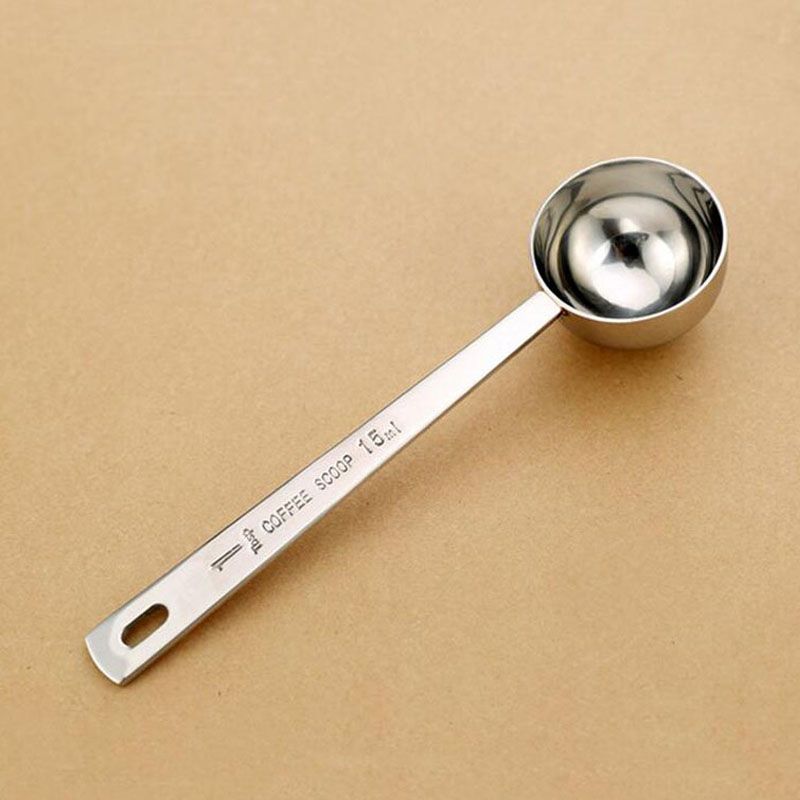 Stainless Steel 304 Measuring Spoons Teaspoon Scoop 15ml Coffee Spoon Baking Tools Kitchen