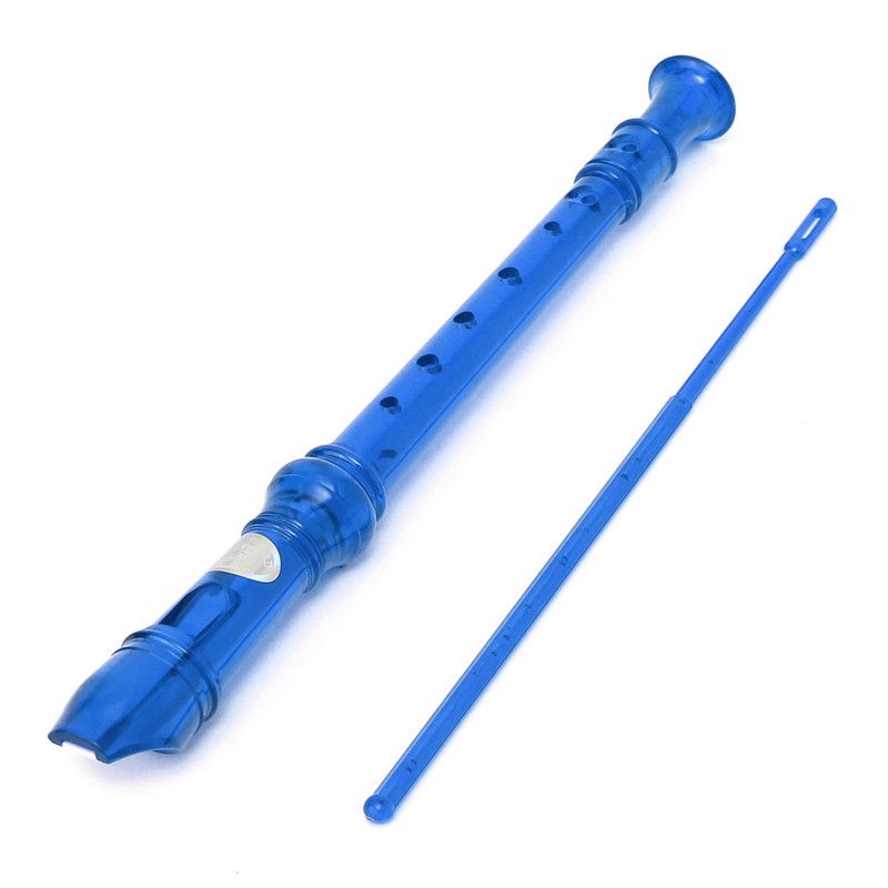 2020 6 Holes Plastic Playing Flute With Cleaning Stick For