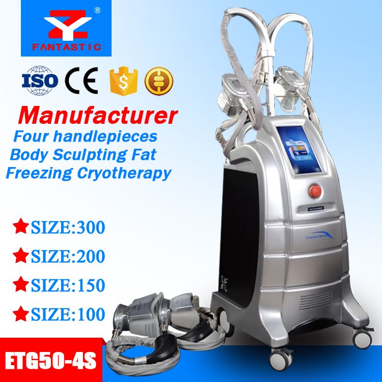 2017 PRO 4 Handles Vacuum Cryotherapy Cryo Machine Cryo Body Sculpting