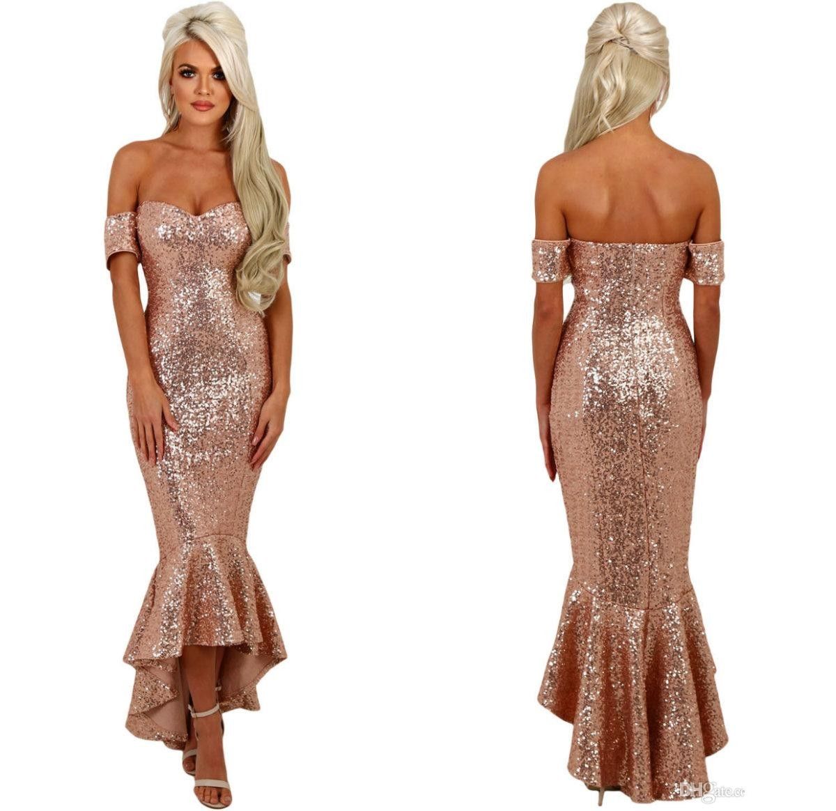 cheap rose gold dresses