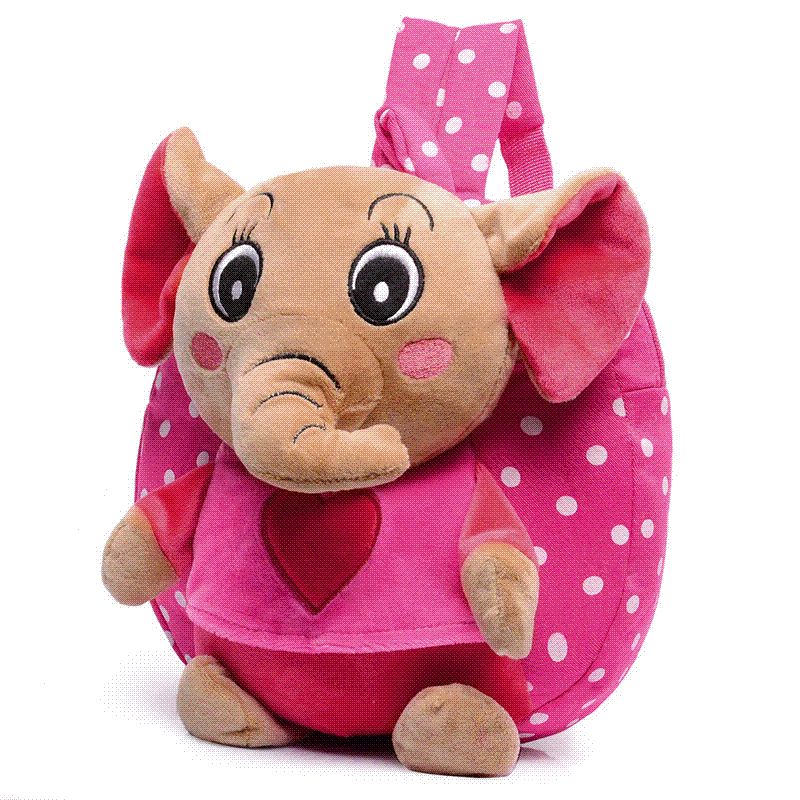 Kid Cartoon Elephant Backpack Kids Kindergarten Cute Schoolbag Baby
