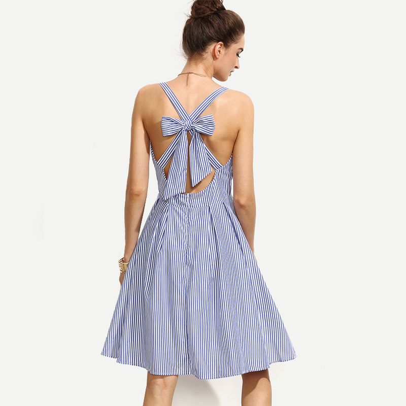 Sweetheart Neckline Casual Dress