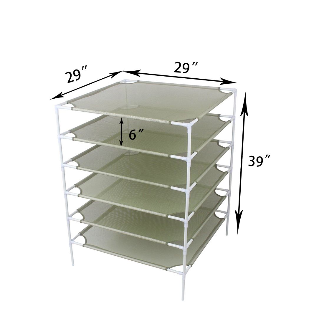 2019 6 Layer Sweater Drying Rack Mesh Net Stackable For Laundry