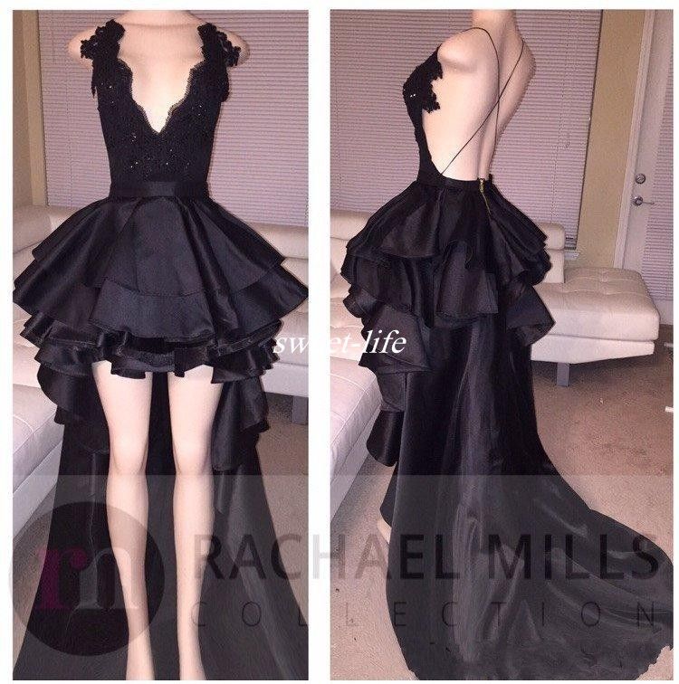 black 8th grade formal dresses