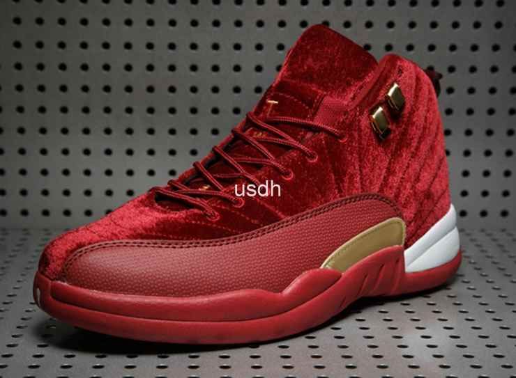 retro 12 red and gold