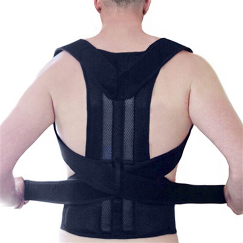 Men'S Back Posture Corrector Back Braces Belts Lumbar Support Belt