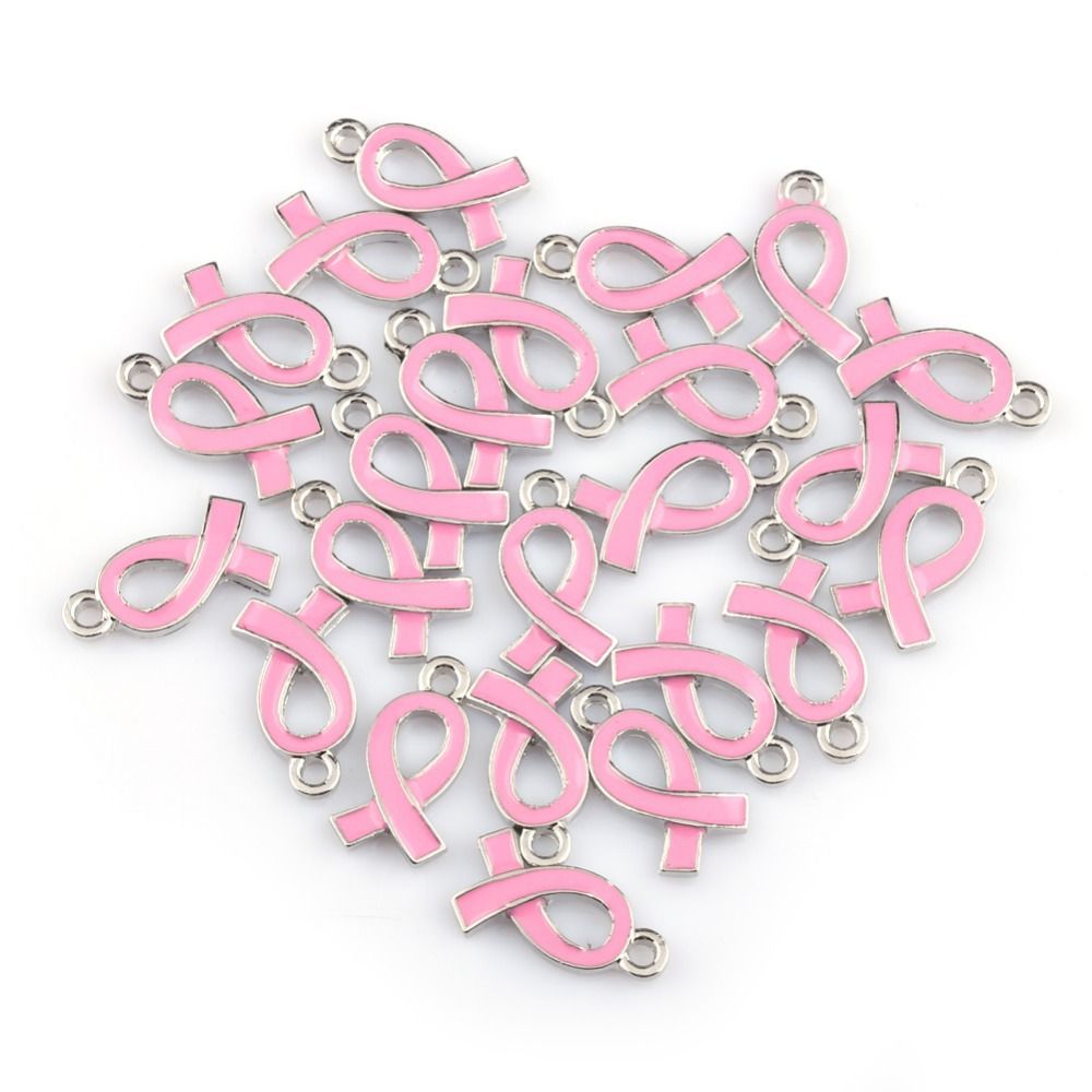 bead breast cancer pink ribbon Bead breast cancer pink ribbon