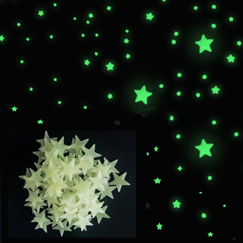 Pack Luminous Stars Wall Stickers Home Glow In The Dark For Pack Luminous Stars Wall Stickers Home Glow In The Dark For Kids Baby Room Diy Art Decor Sticker S