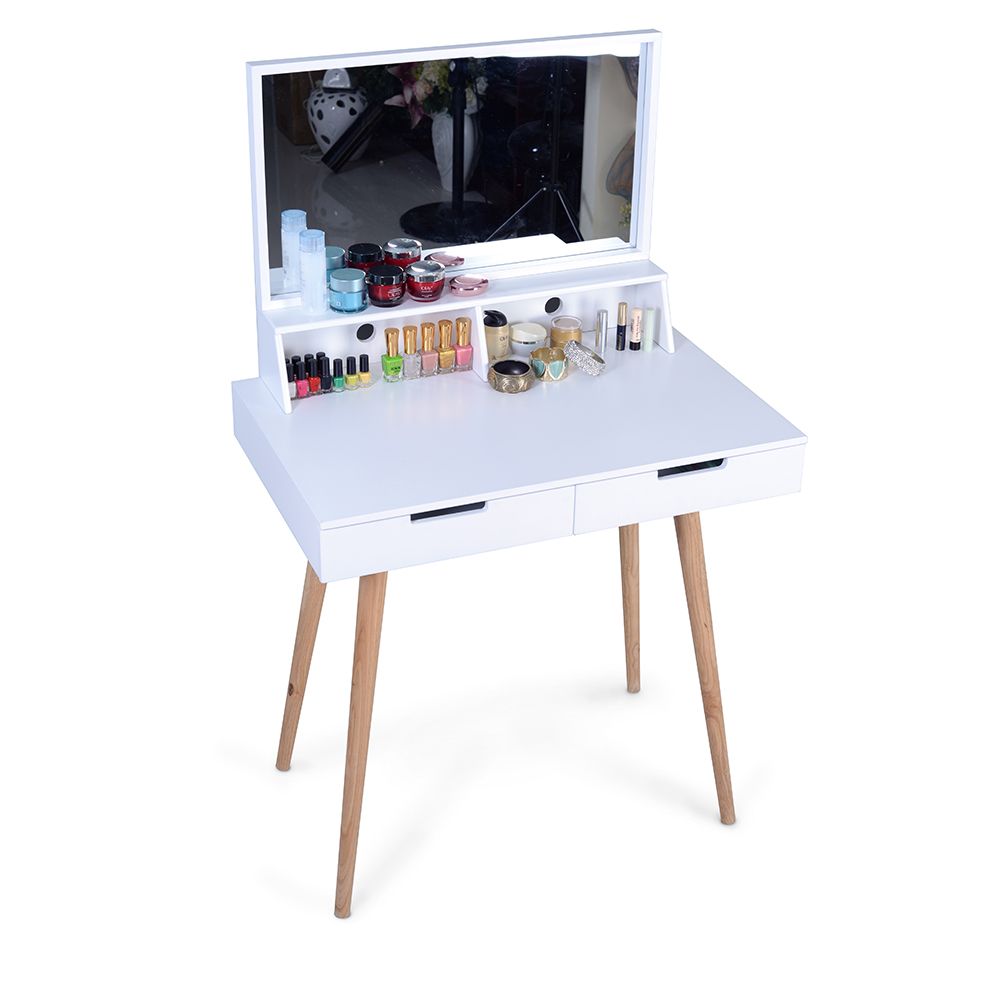 2018 Mirror Derssing Table Vanity Dressing Desk For Makeups 2018 Mirror Derssing Table Vanity Dressing Desk For Makeups And Accessory With 2 Drawers From Fashionyourlife 115 58 Dhgate Com