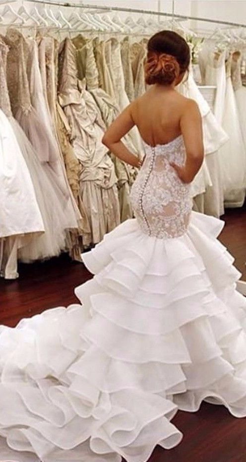 sexy tight wedding dress