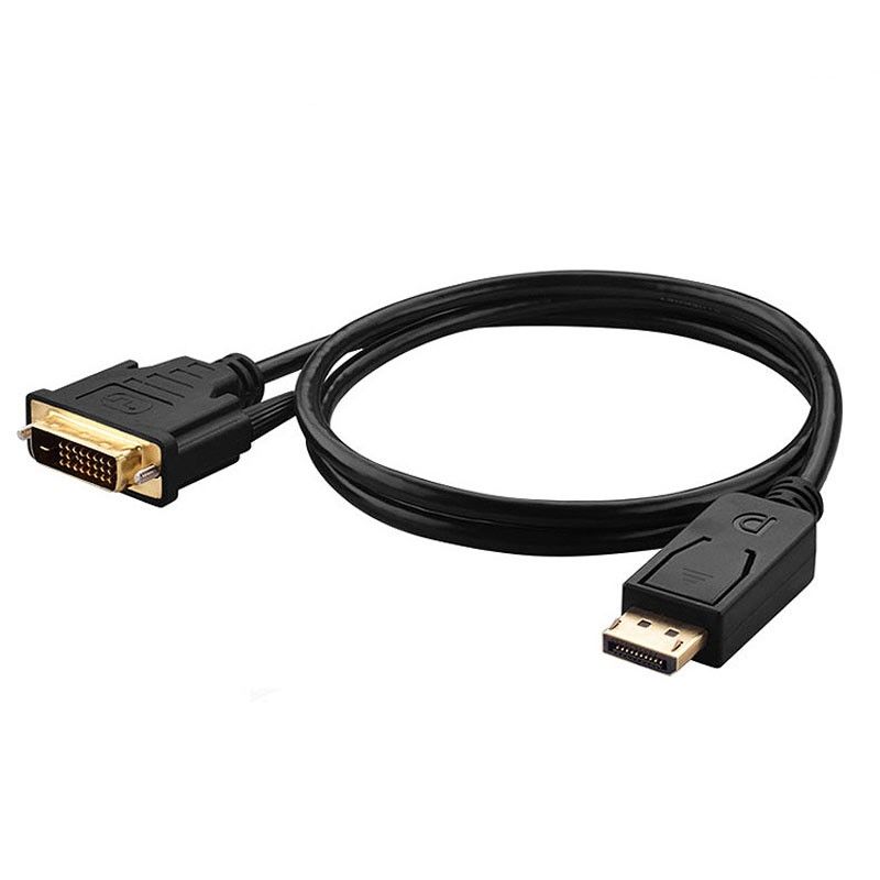 Thunderbolt DP To DVI Cable DisplayPort Male To DVI Male Converter