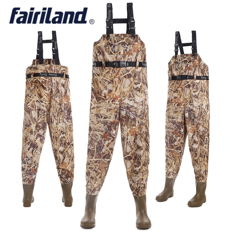 2020 41 46 Taiwan Nylon 70D Camouflage Fly Fishing Waders Breathable