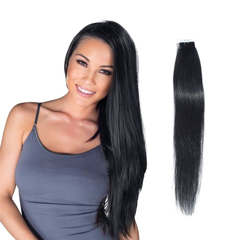 Tape In Human Hair Extensions Brazilian Human Hair 16 18 20 22 24 Skin