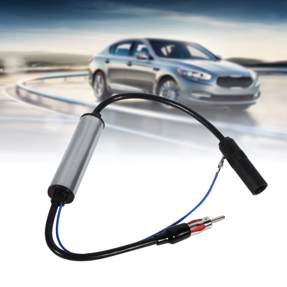2019 Auto Car Antenna Plug Radio FM Inline Signal Amplifier Booster