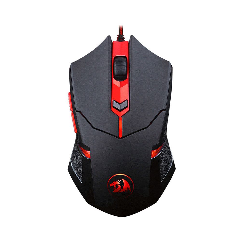 2021 REDRAGON Pro Competitive Gaming Mouse With Weights 6 Buttons Red Breathing LED Office Mouse