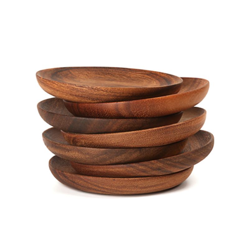 Großhandel Durchmesser 15 CM Handgemachte Holz Lebensmittel Süßwaren