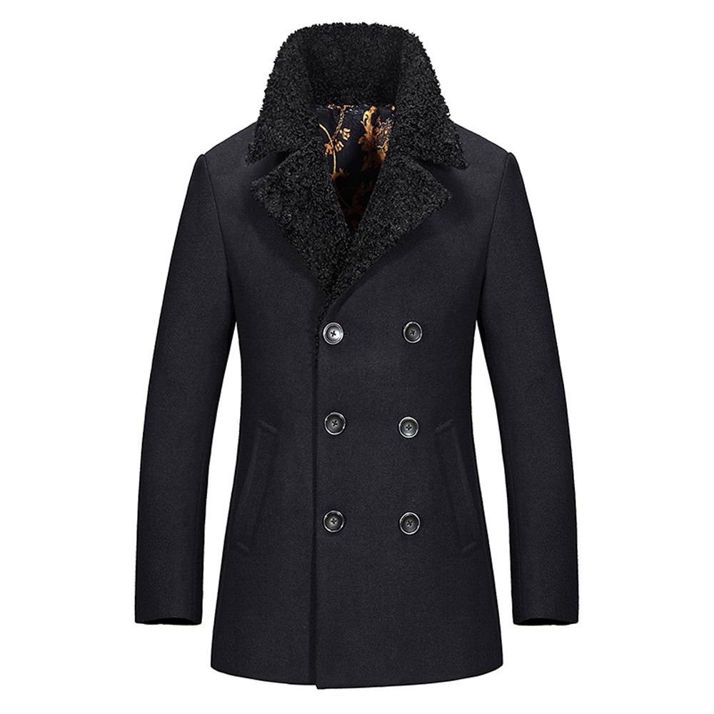 Mens Pea Coat Slim | Han Coats