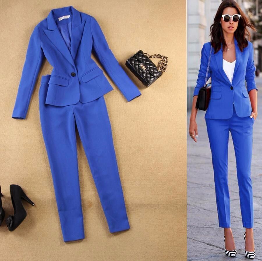 2021 New 2020 Womens Suits Blazers Womens Business Suits Sets One Button Blazer Suit Jacket Set From Zhouzhou 888 84 15 Dhgate Com