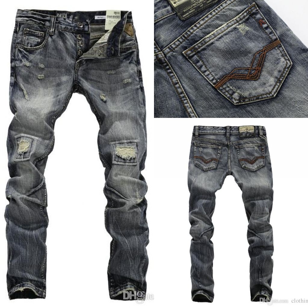 Hot Sell 2015 New Men Straight Designer Men Jeans Jeans Trousers of