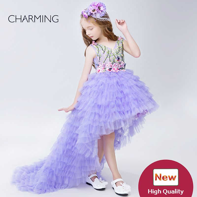 American Girl Dress with Purple Flower