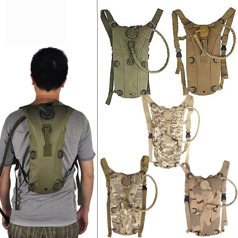2021 Tactical Hydration Pack With 2.5L Water Bladder Water Backpack Bag