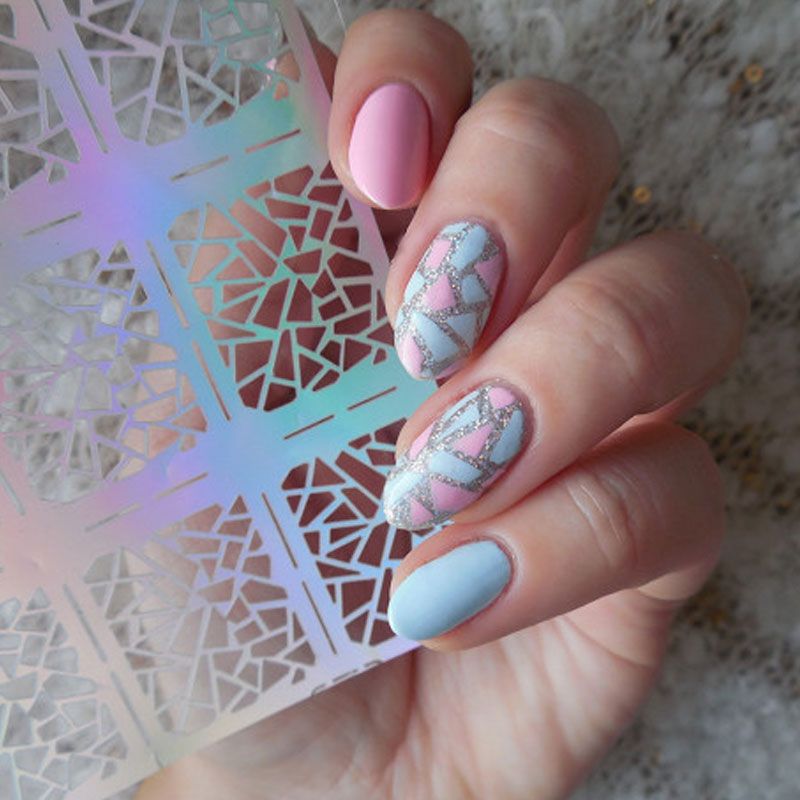 grohandel nagel tintenstrahlschablone 12 tipps blatt unregelmiges dreieck muster nagelvinyls nail art schablone hhlen diy kreative aufkleber aus von - Muster Nagel grohandel nagel tintenstrahlschablone 12 tipps blatt unregelmiges dreieck muster nagelvinyls nail art schablone hhlen diy kreative aufkleber aus von - Muster Nagel