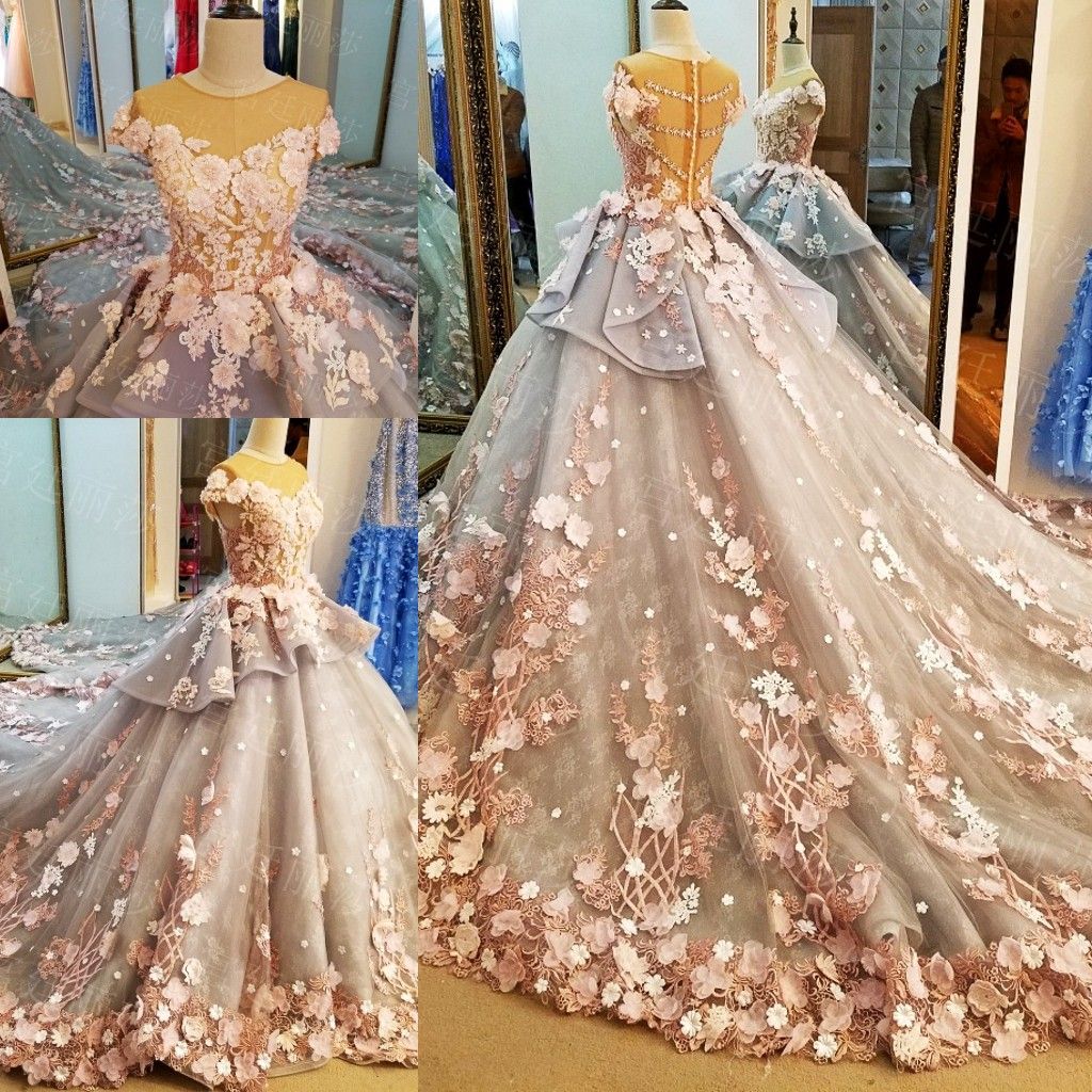 Gold Princess Wedding Dresses